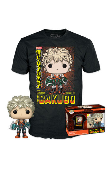 Bakugo (My Hero Academia) Funko Pop! + Shirt-Bundle