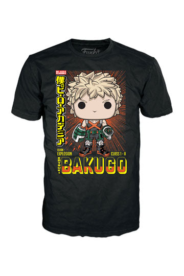 Bakugo (My Hero Academia) Funko Pop! + Shirt-Bundle