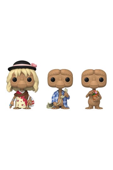 E.T. 40th Anniversary POP! Movies Vinyl Figur E.T. 3er-Pack 9 cm