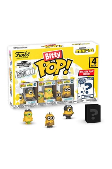 Minions Bitty POP! Vinyl Figuren 4er-Pack Eye Matie 2,5 cm