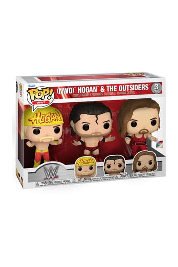 WWE POP! Vinyl Figur Hogan & Outsiders 3er-Pack 9cm