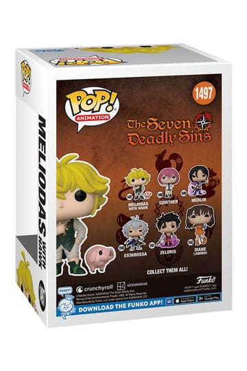 Meliodas with Hawk (Seven Deadly Sins) Funko Pop!