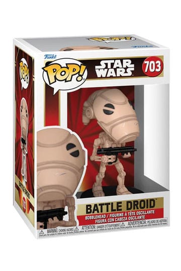 Star Wars Episode I - Die dunkle Bedrohung Anniversary POP! Vinyl Figur Battle Droid 9 cm