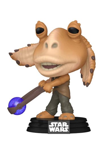 Star Wars Episode I - Die dunkle Bedrohung Anniversary POP! Vinyl Figur Jar Jar Binks with Booma Balls 9 cm