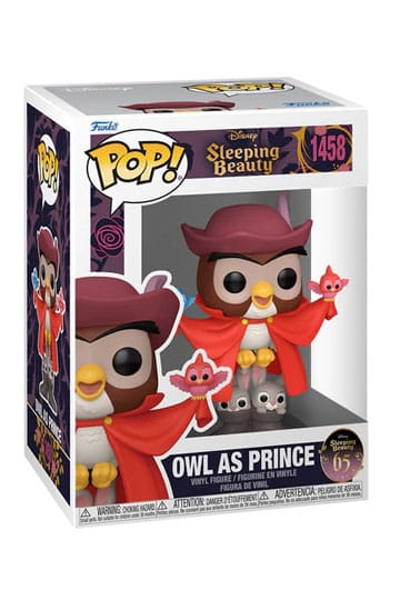 Dornröschen 65th Anniversary POP! Disney Vinyl Figur Owl as Prince 9 cm