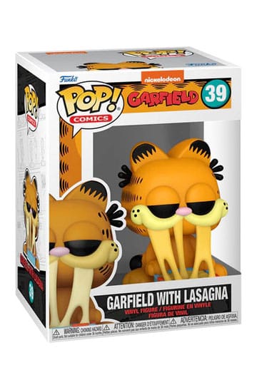 Garfield POP! Comics Vinyl Figur Garfield with Lasagna Pan 9 cm