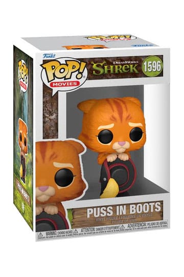 Shrek POP! Movies Vinyl Figur 30th Anniversary Puss in Boots 9 cm