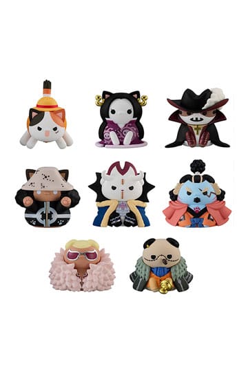 One Piece Mega Cat Project Nyan Piece Nyan! Sammelfiguren 3 cm Sortiment (8)