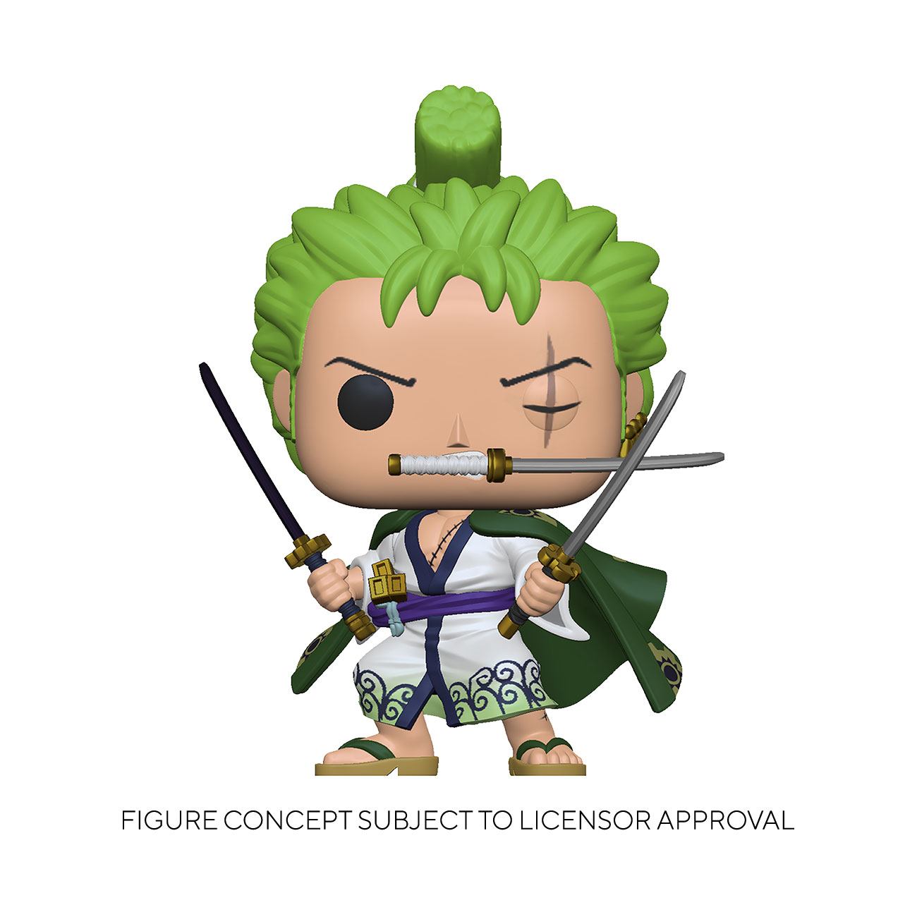 One Piece POP! Animation Vinyl Figur Roronoa Zoro 9 cm