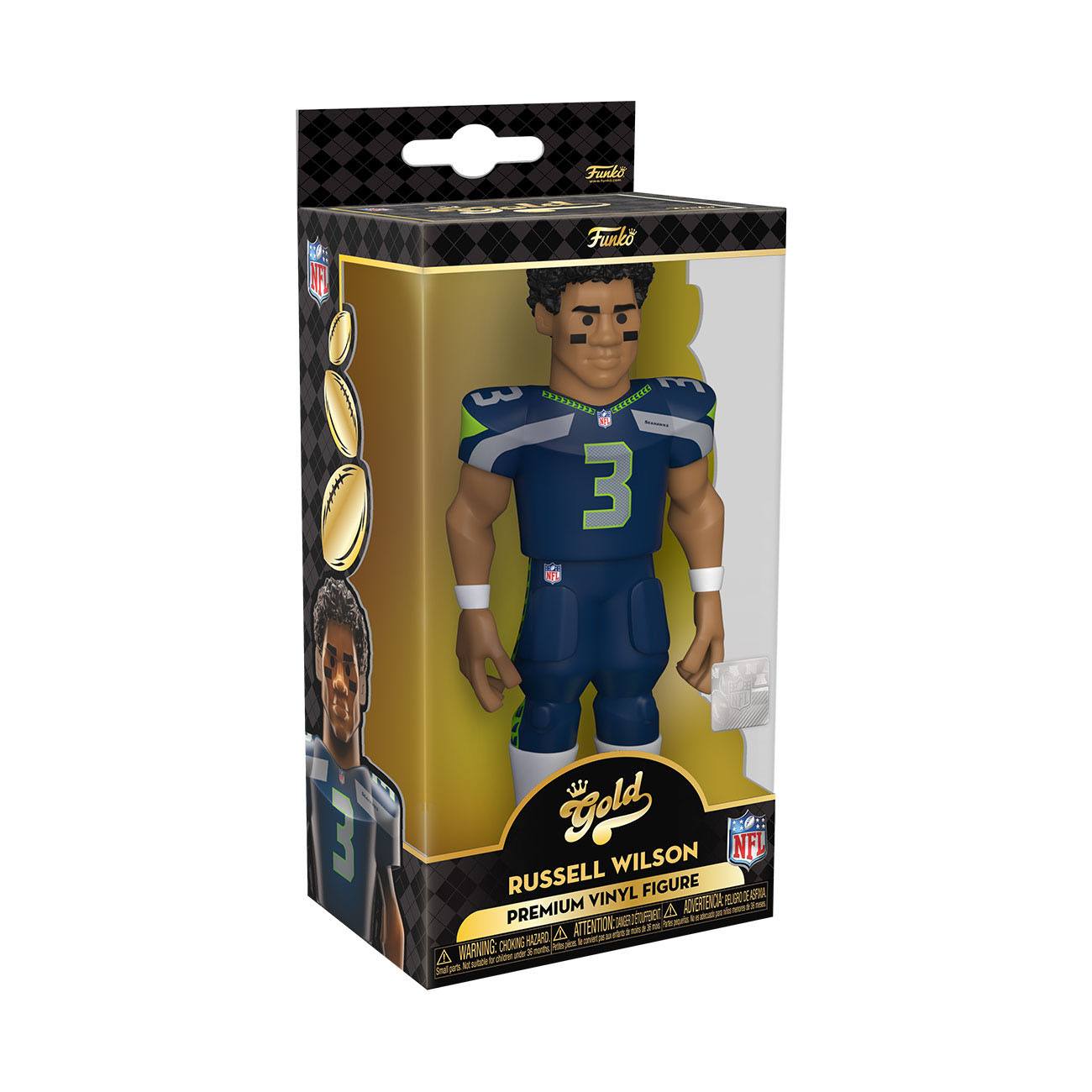 Seahawks Vinyl Gold Figuren 13 cm Russel Wilson