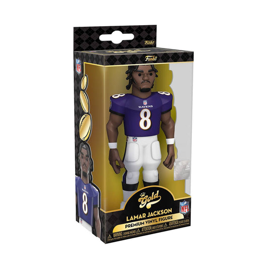 Ravens Vinyl Gold Figuren 13 cm Lamar Jackson