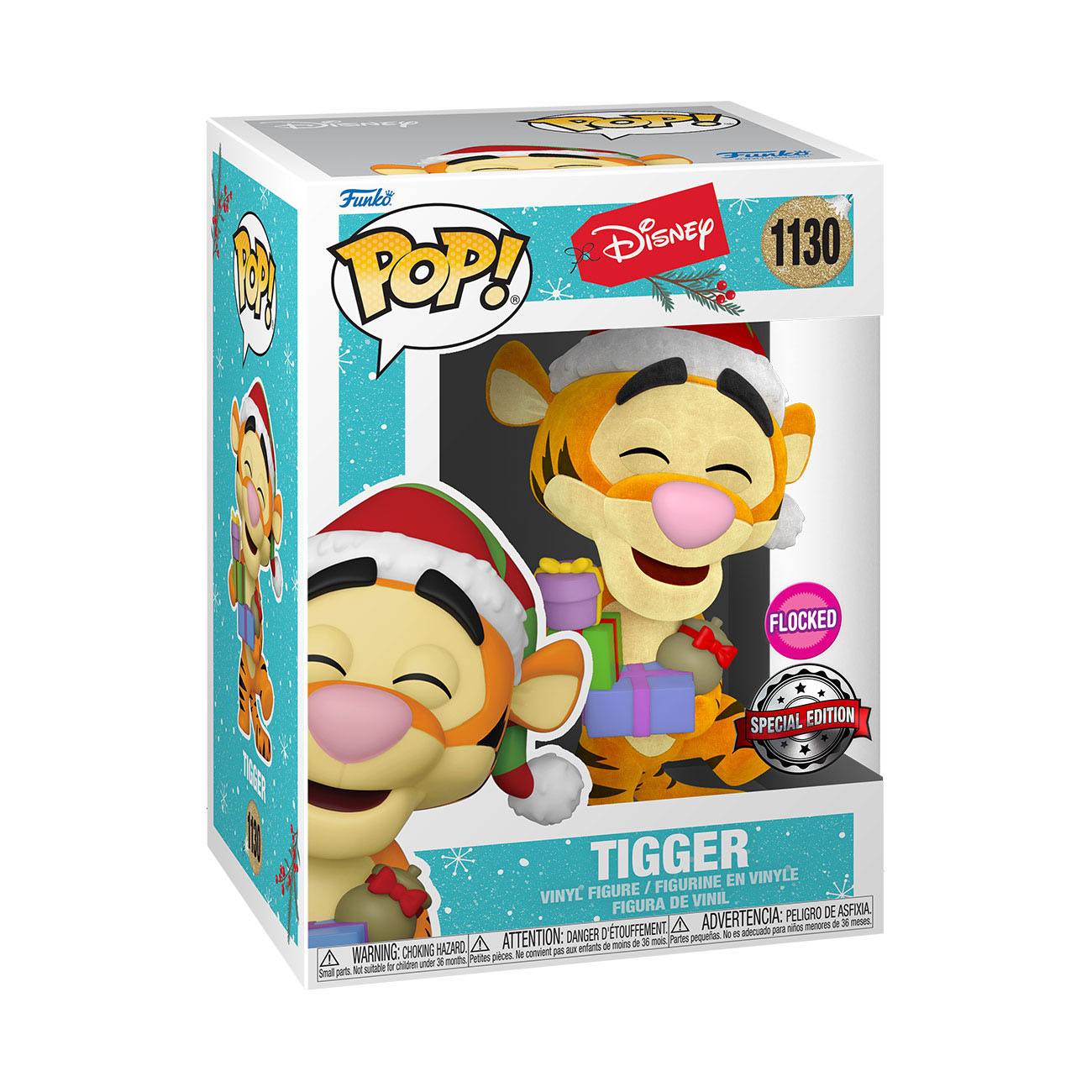 Winnie Puuh POP! Disney Vinyl Figur Tigger (Flocked) 9 cm