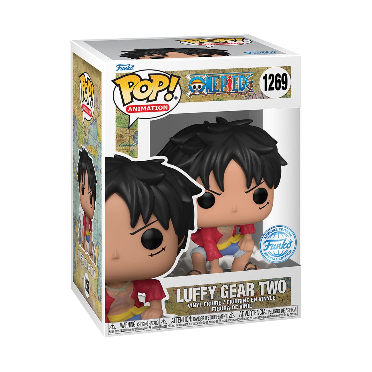 One Piece POP! Animation Vinyl Figuren Luffy Gear Two 9 cm