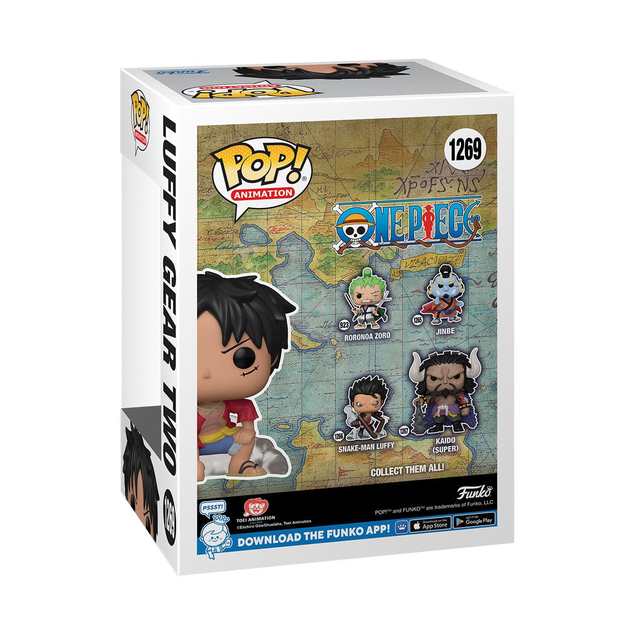 One Piece POP! Animation Vinyl Figuren Luffy Gear Two 9 cm