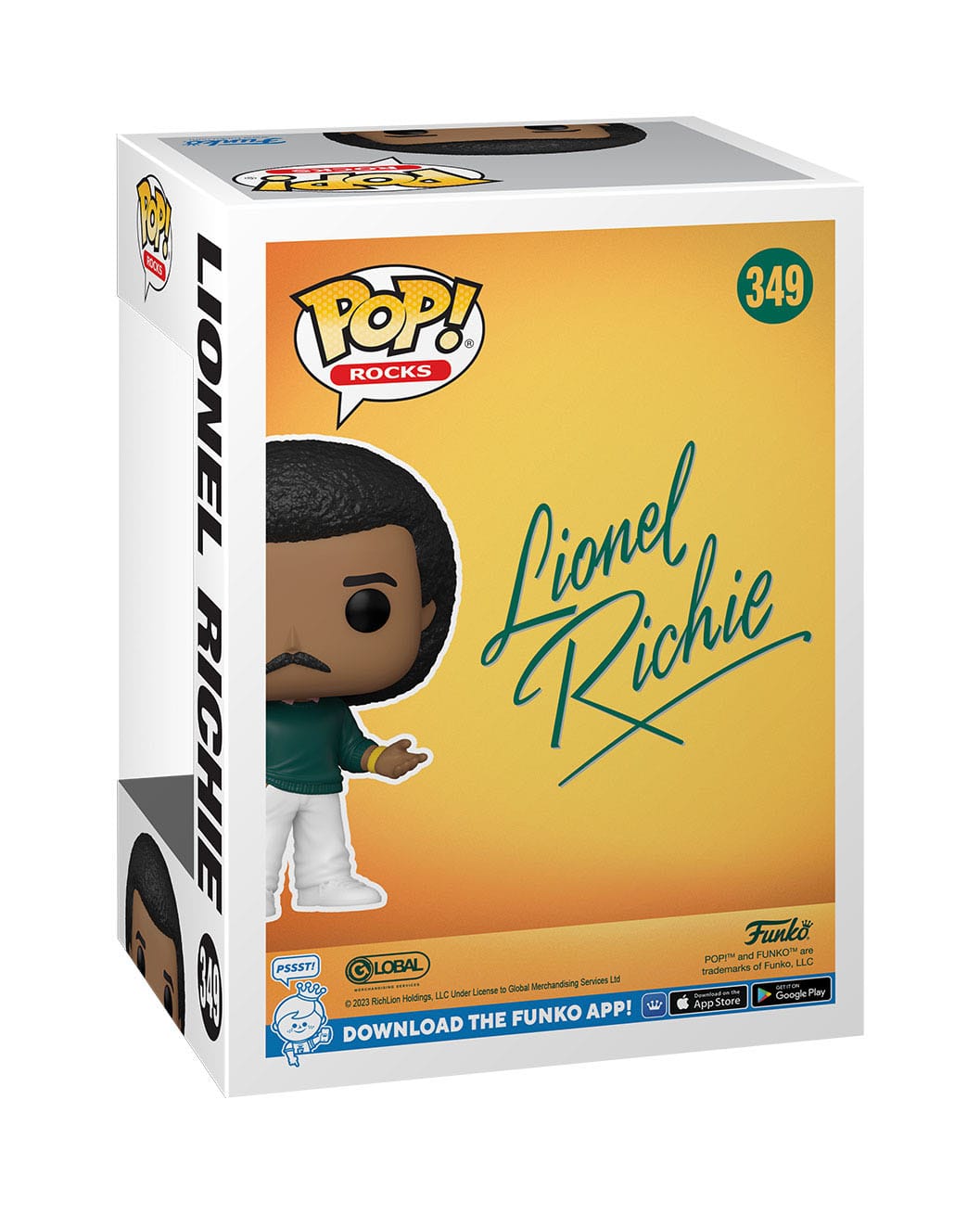 Lionel Richie POP! Rocks Vinyl Figur 9 cm