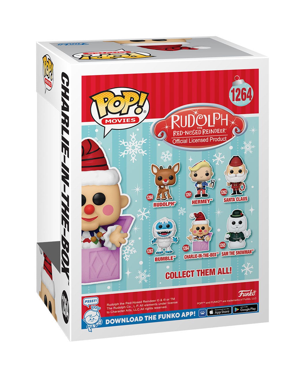 Rudolph the Red-Nosed Reindeer POP! Movies Vinyl Figur Charlie in the Box