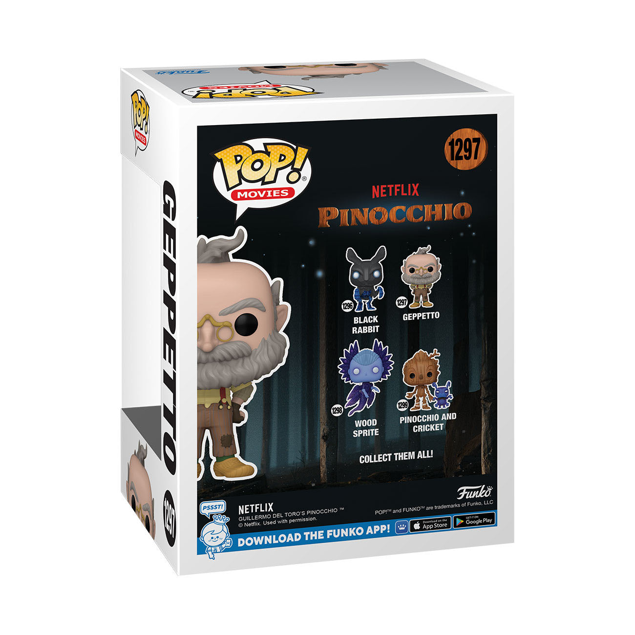 Pinocchio POP! Movies Vinyl Figur Geppeto 9 cm