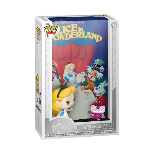 Disney's 100th Anniversary POP! Movie Poster & Figur Alice in Wonderland 9 cm