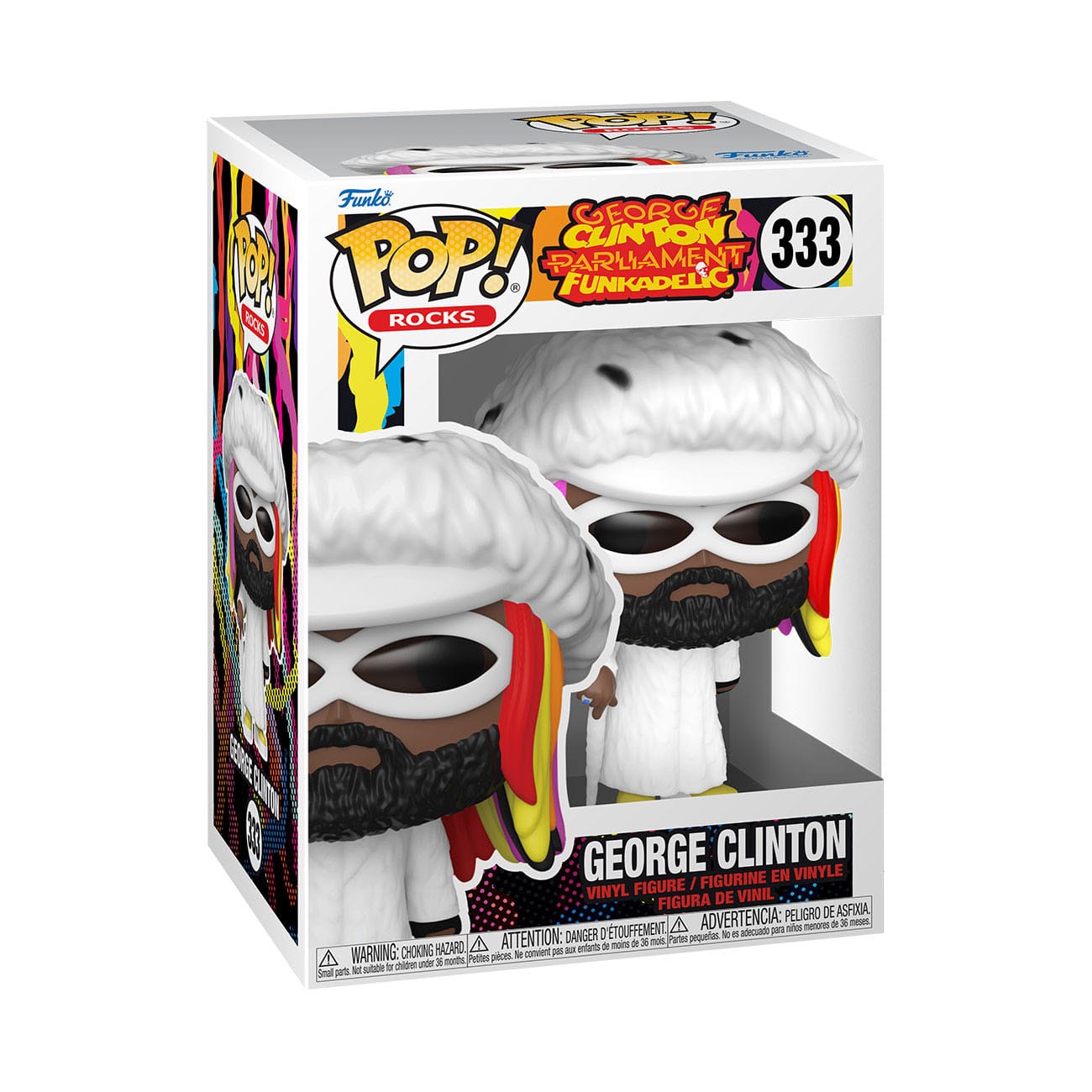 George Clinton POP! Rocks Vinyl Figur