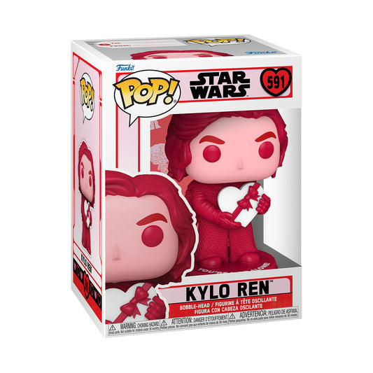 Star Wars Valentines POP! Star Wars Vinyl Figur Kylo Ren 9 cm