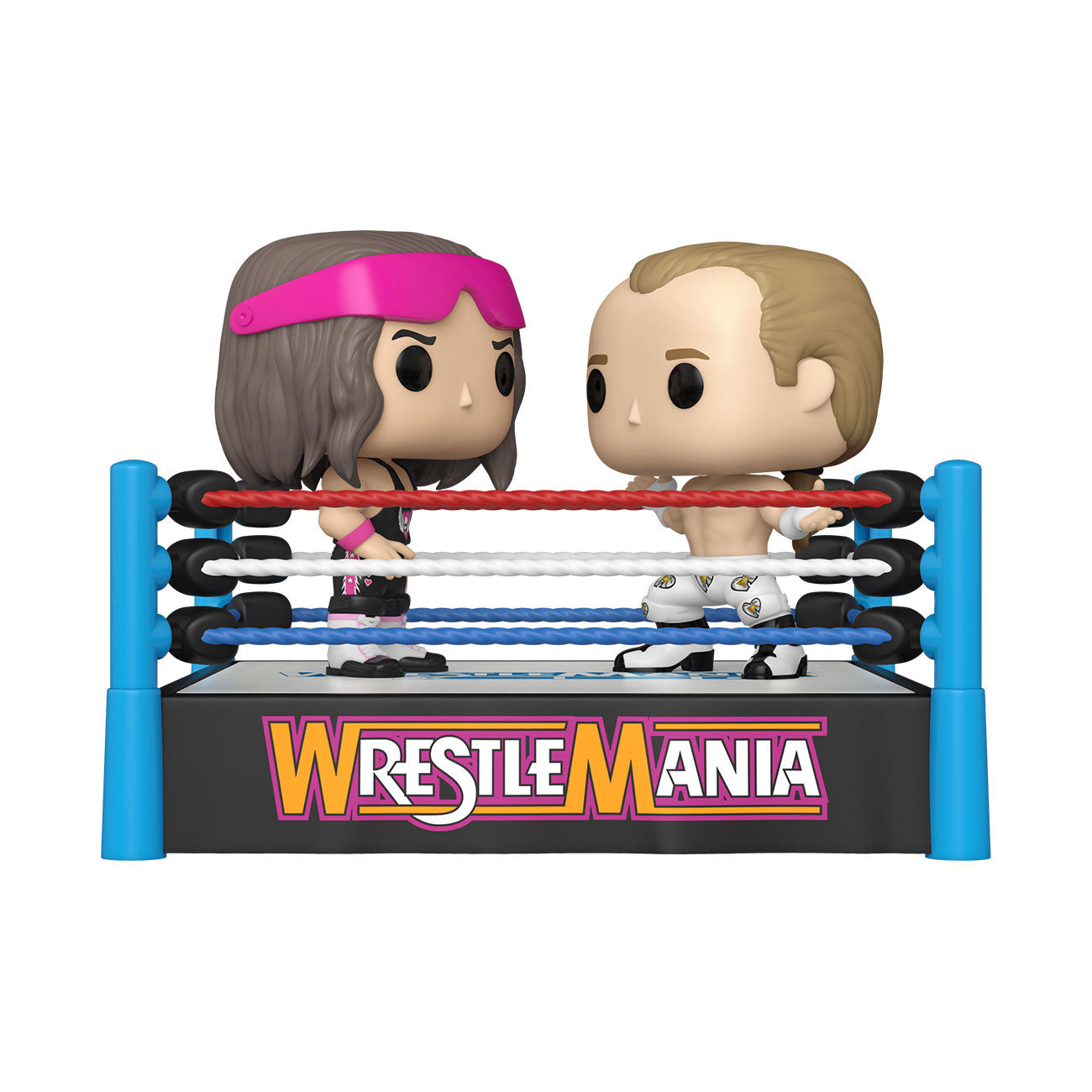 WWE POP Moment! Vinyl Figuren 2er-Pack Bret Hart vs Shawn Michaels 9 cm