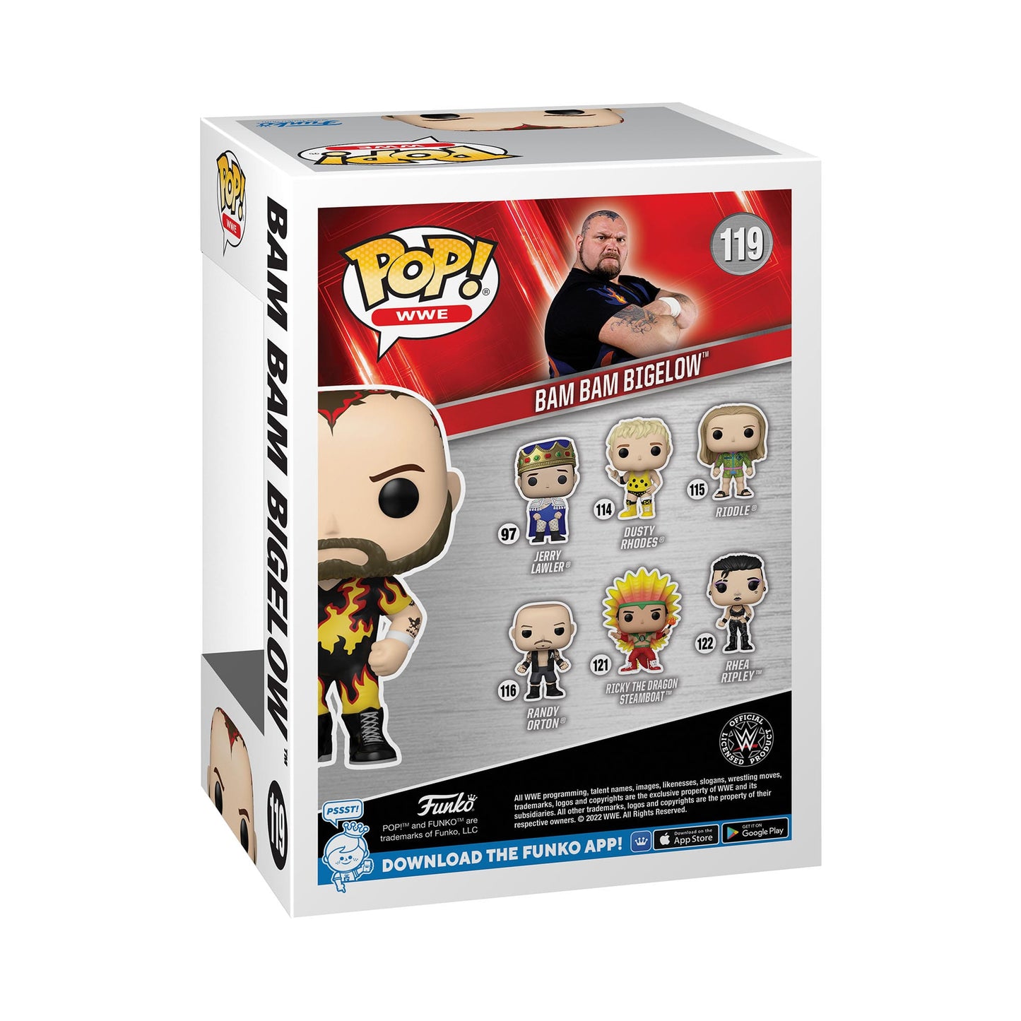 WWE POP! Vinyl Figur Bam Bam Bigelow 9 cm