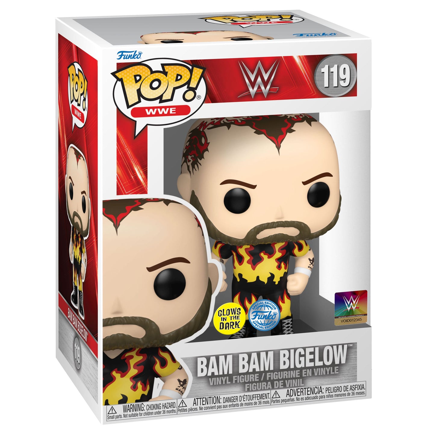 WWE POP! Vinyl Figur Bam Bam Bigelow 9 cm