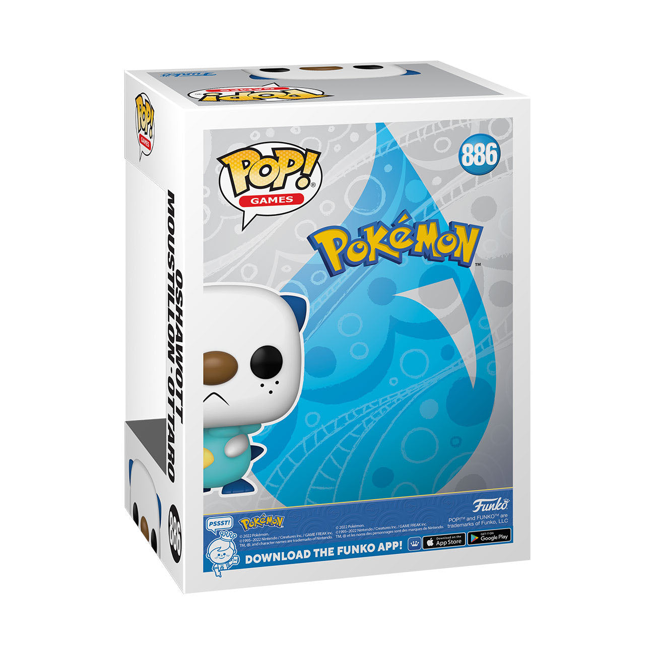 Pokemon POP! Games Vinyl Figur Oshawott (EMEA) 9 cm