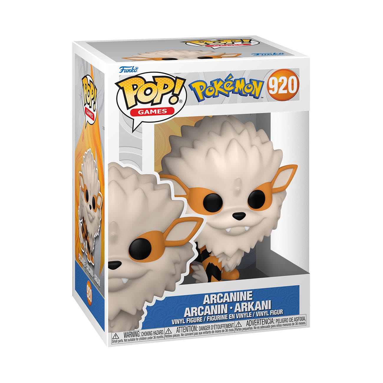 Pokemon POP! Games Vinyl Figur Arcanine (EMEA) 9 cm