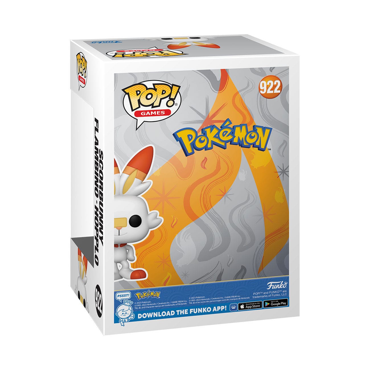 Pokemon POP! Games Vinyl Figur Scorbunny (EMEA) 9 cm