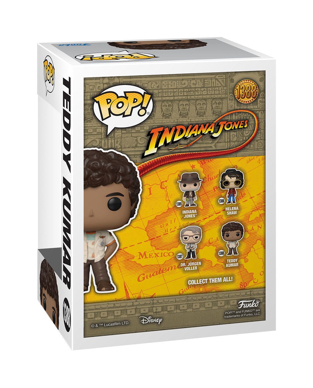 Indiana Jones 5 POP! Movies Vinyl Figur Teddy Kumar 9 cm