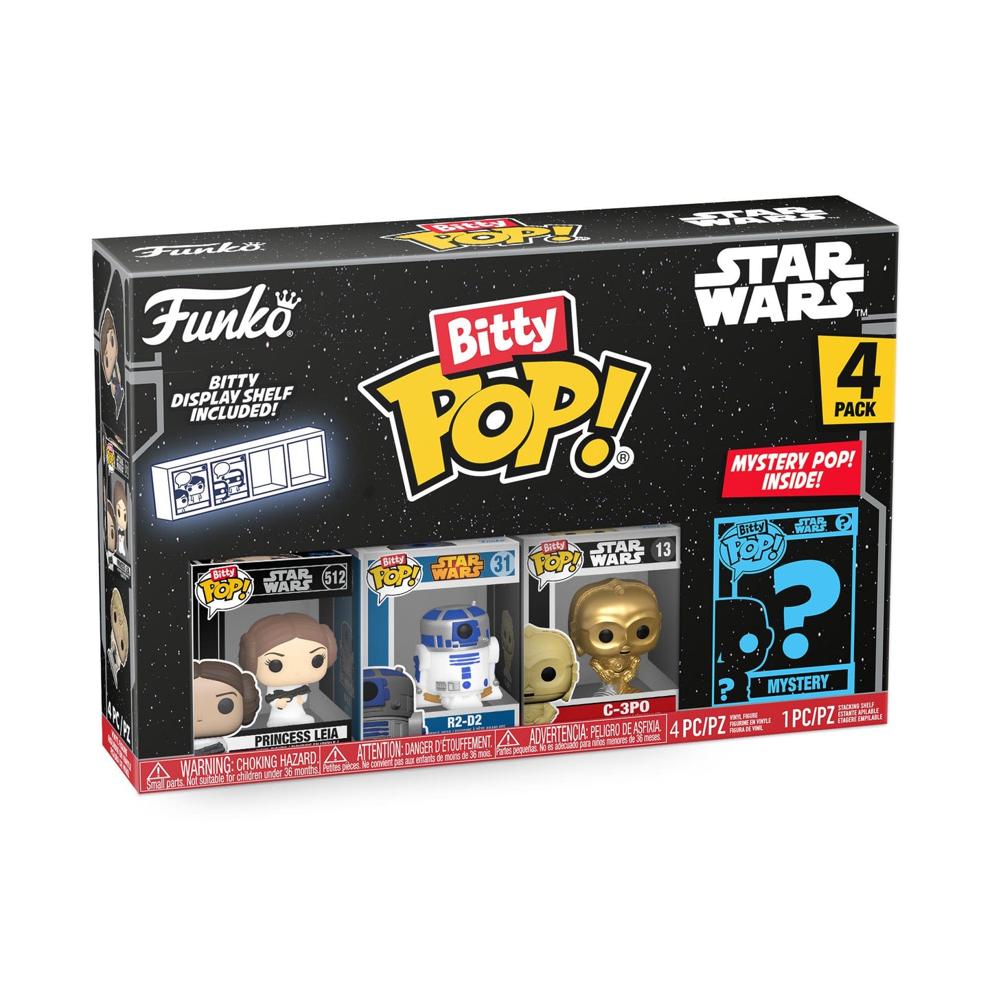 Star Wars Bitty POP! 4er-Pack Leia