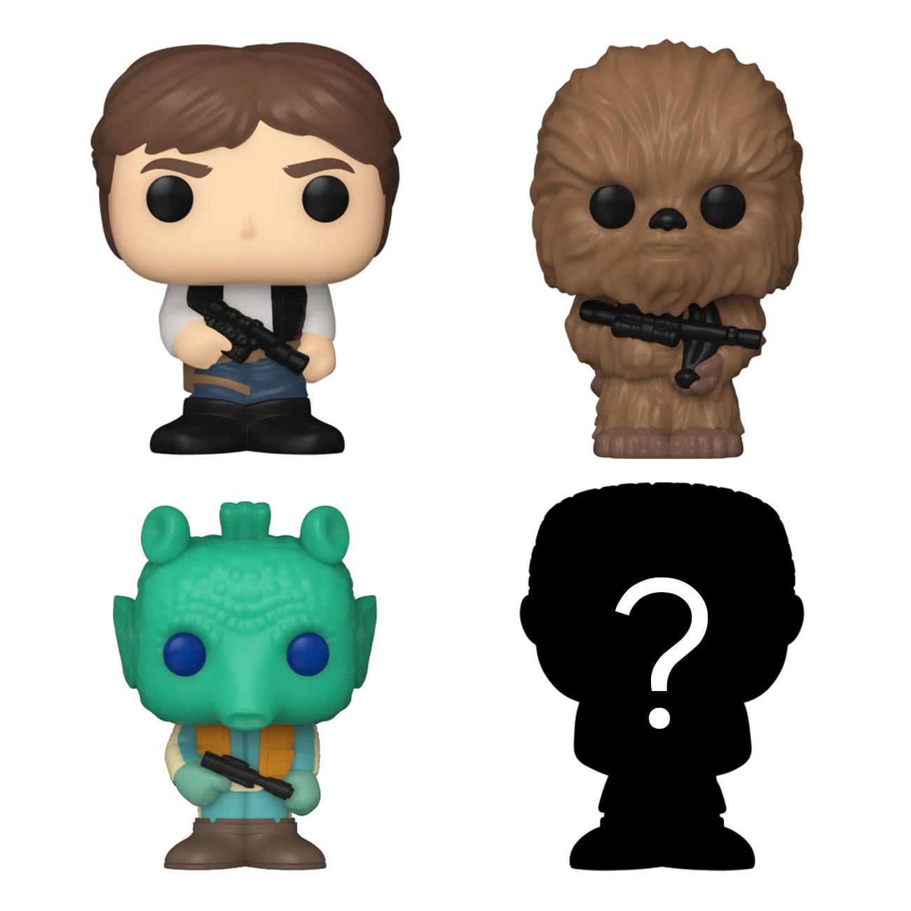 Star Wars Bitty POP! 4er-Pack Han Solo