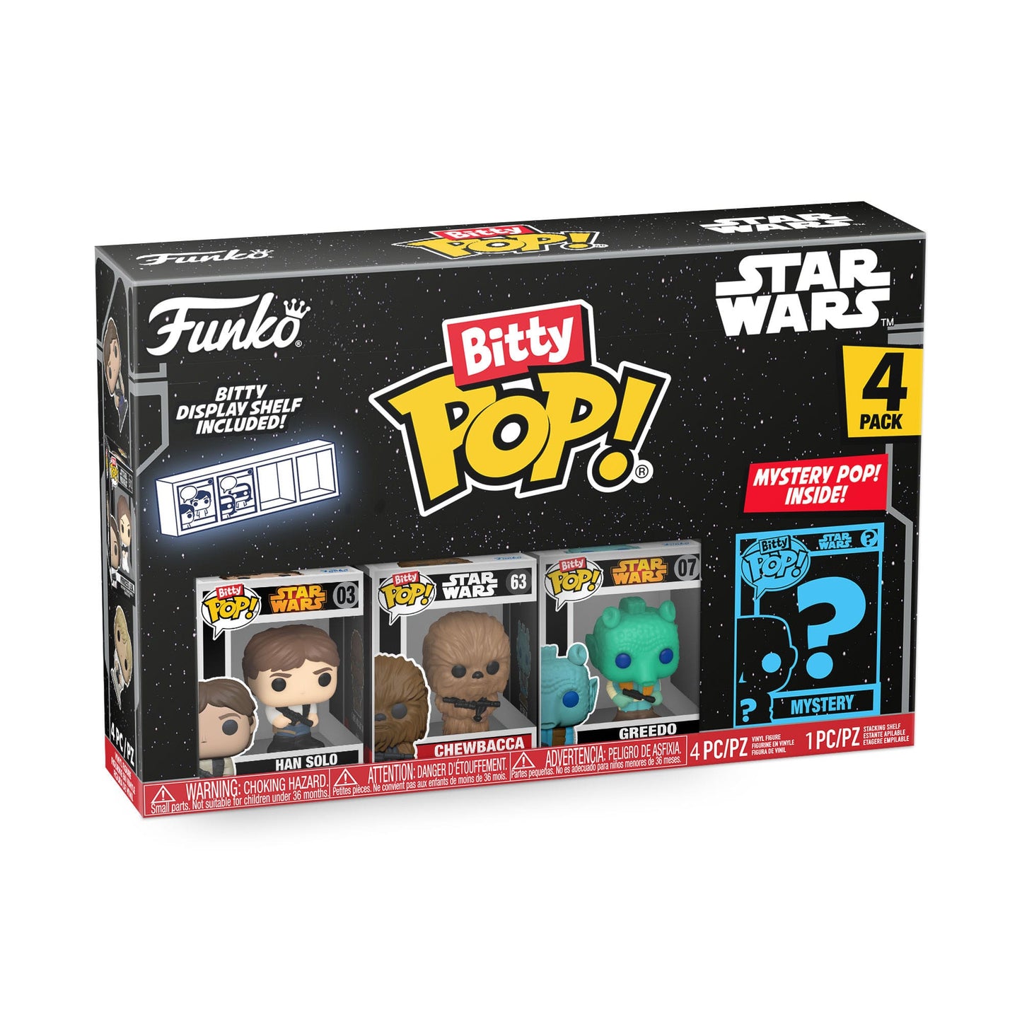 Star Wars Bitty POP! 4er-Pack Han Solo