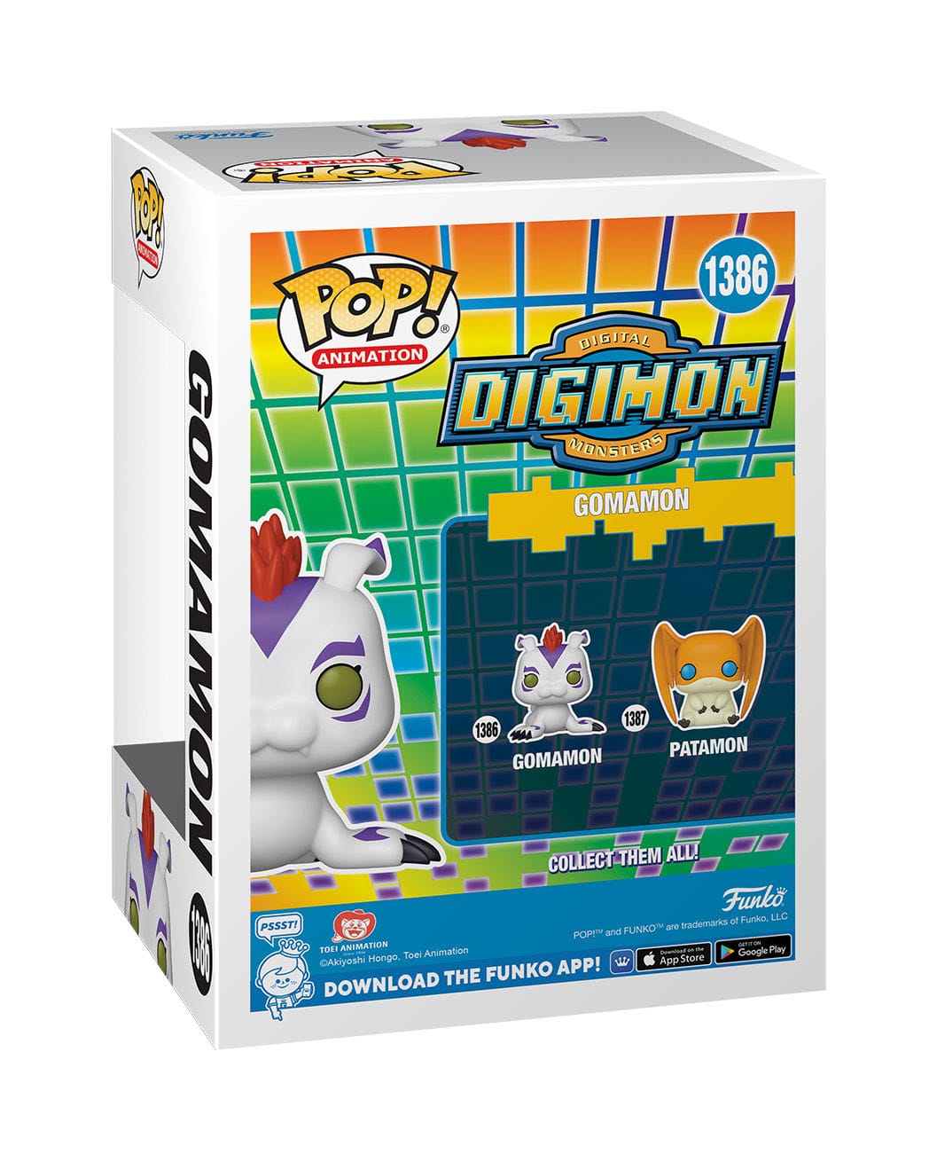 Digimon POP! Animation Vinyl Figur Gomamon