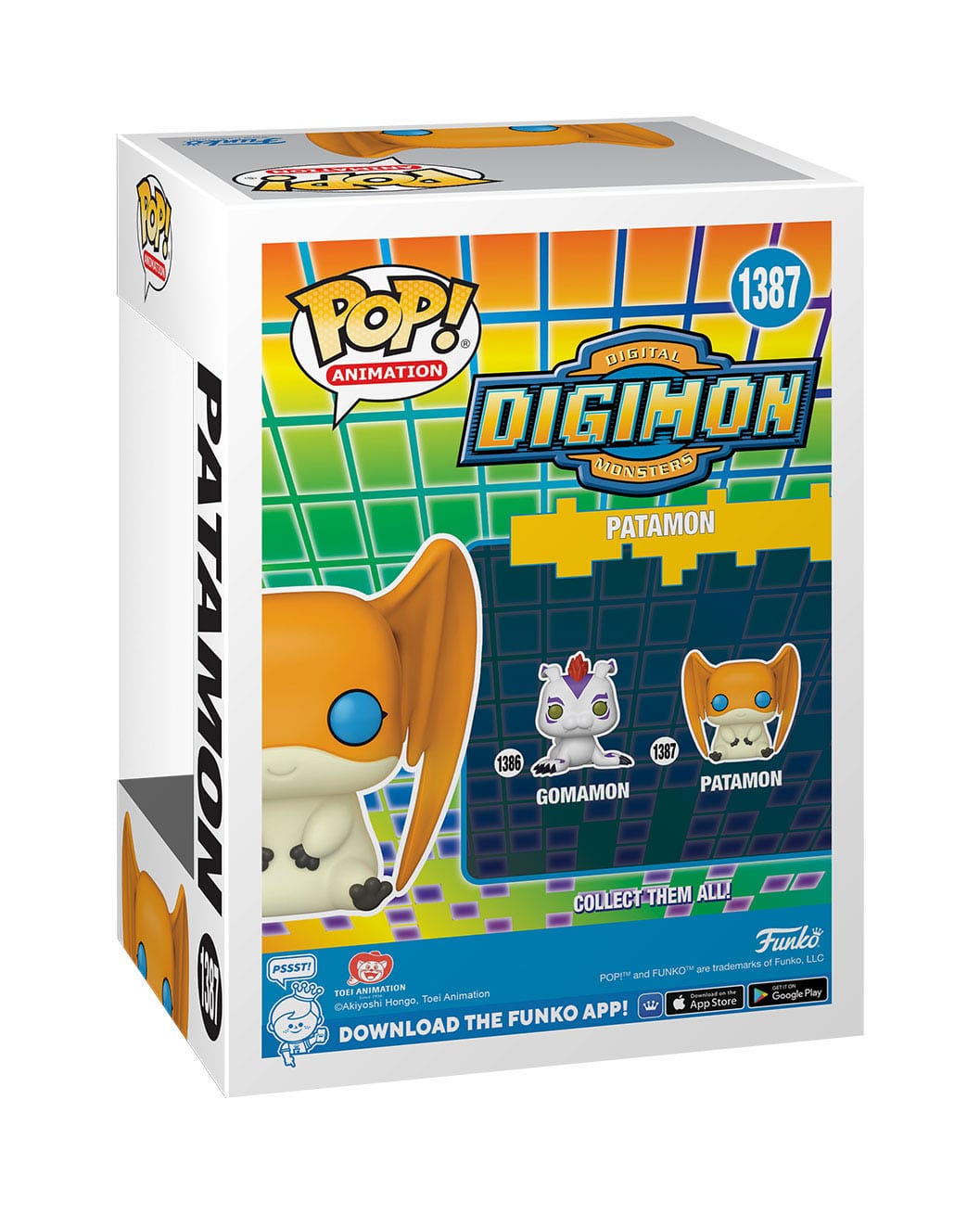 Digimon POP! Animation Vinyl Figur Patamon