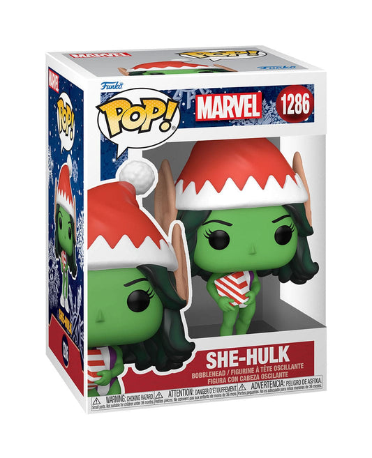 Marvel Holiday POP! Marvel Vinyl Figur She-Hulk 9 cm