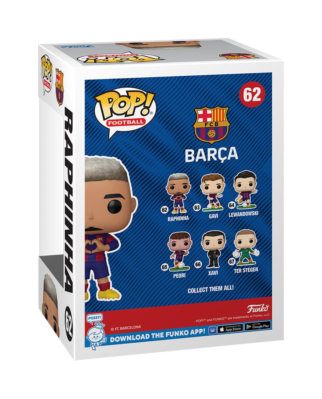 EFL POP! Football Vinyl Figur Barcelona - Raphinha 9 cm