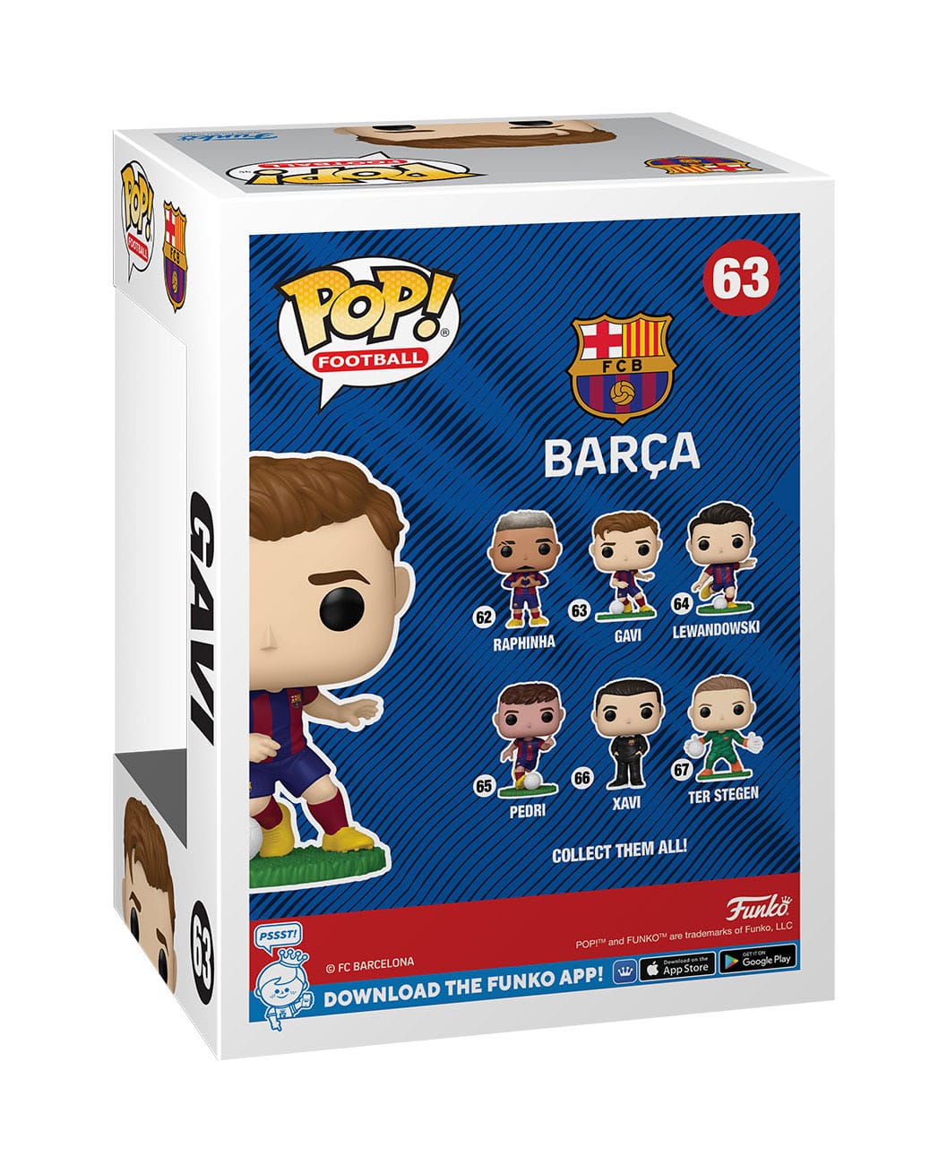 EFL POP! Football Vinyl Figur Barcelona - Gavi 9 cm