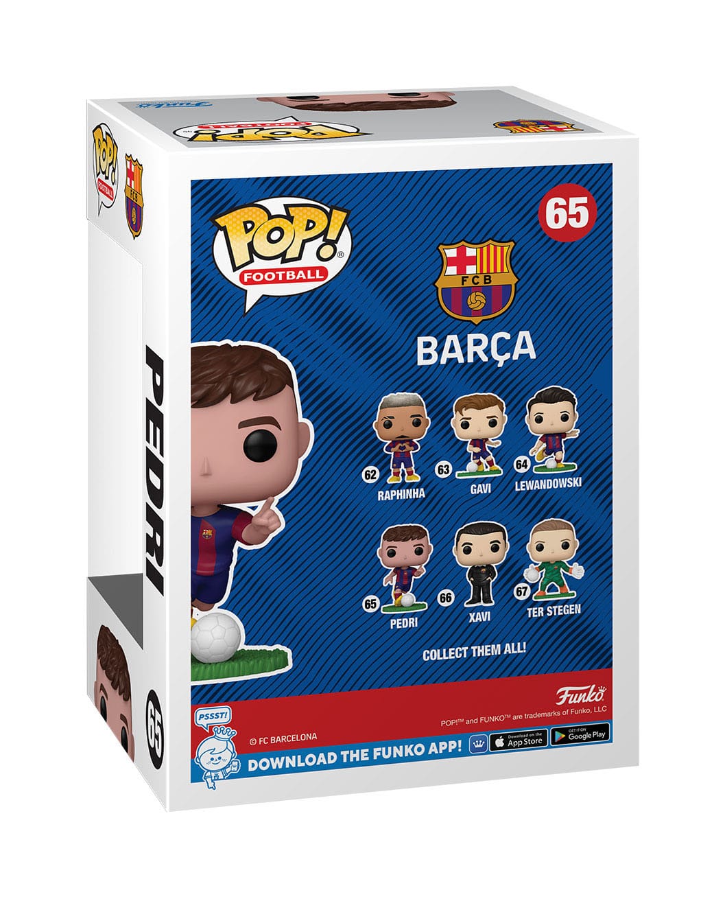 EFL POP! Football Vinyl Figur Barcelona - Pedri 9 cm