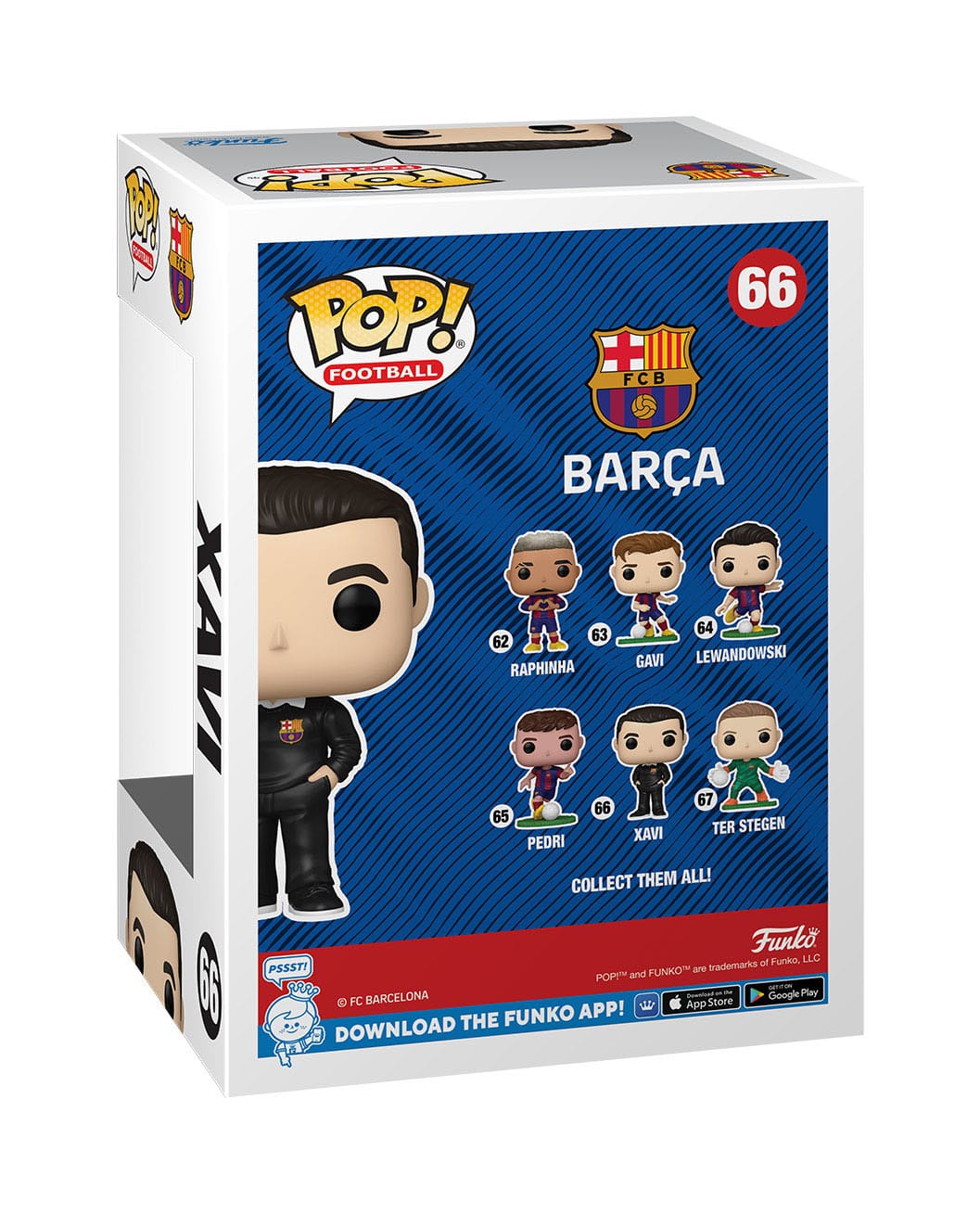 EFL POP! Football Vinyl Figur Barcelona - Xavi 9 cm