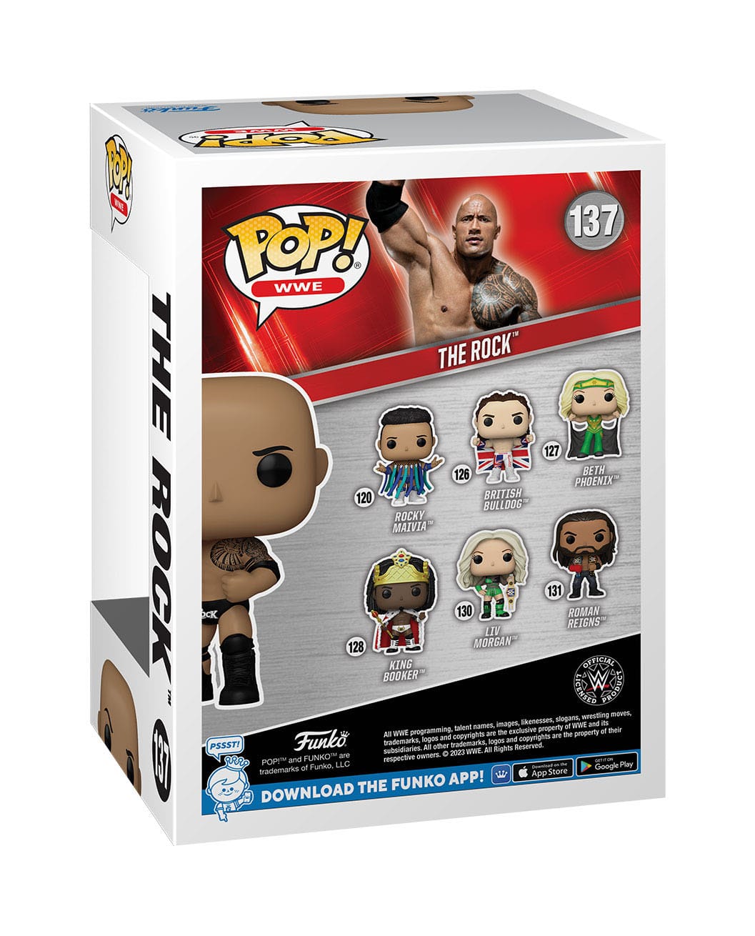 WWE POP! Vinyl Figur The Rock (137)