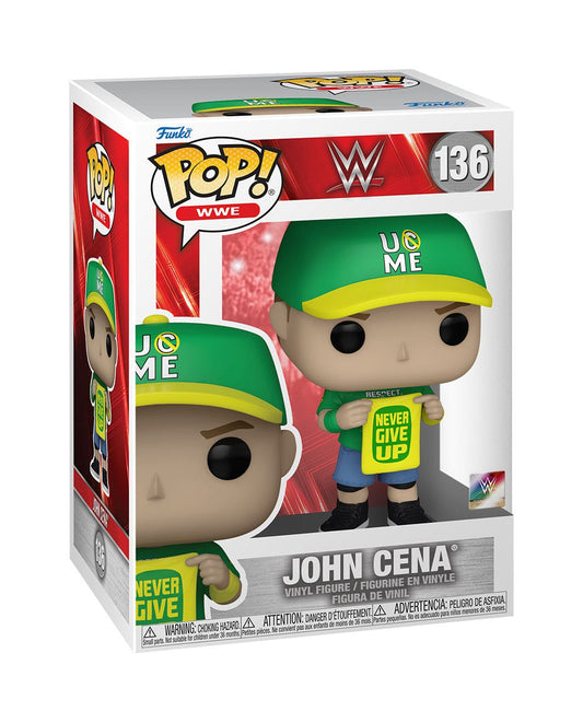 WWE POP! Vinyl Figur John Cena (Never Give Up) 9cm