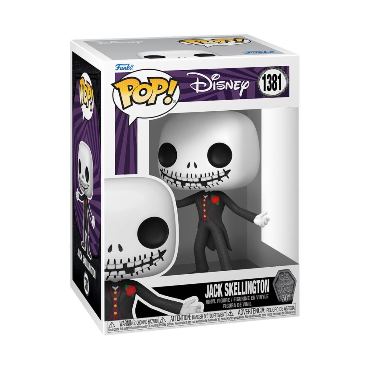 Nightmare before Christmas 30th POP! Disney Vinyl Figur Formal Jack