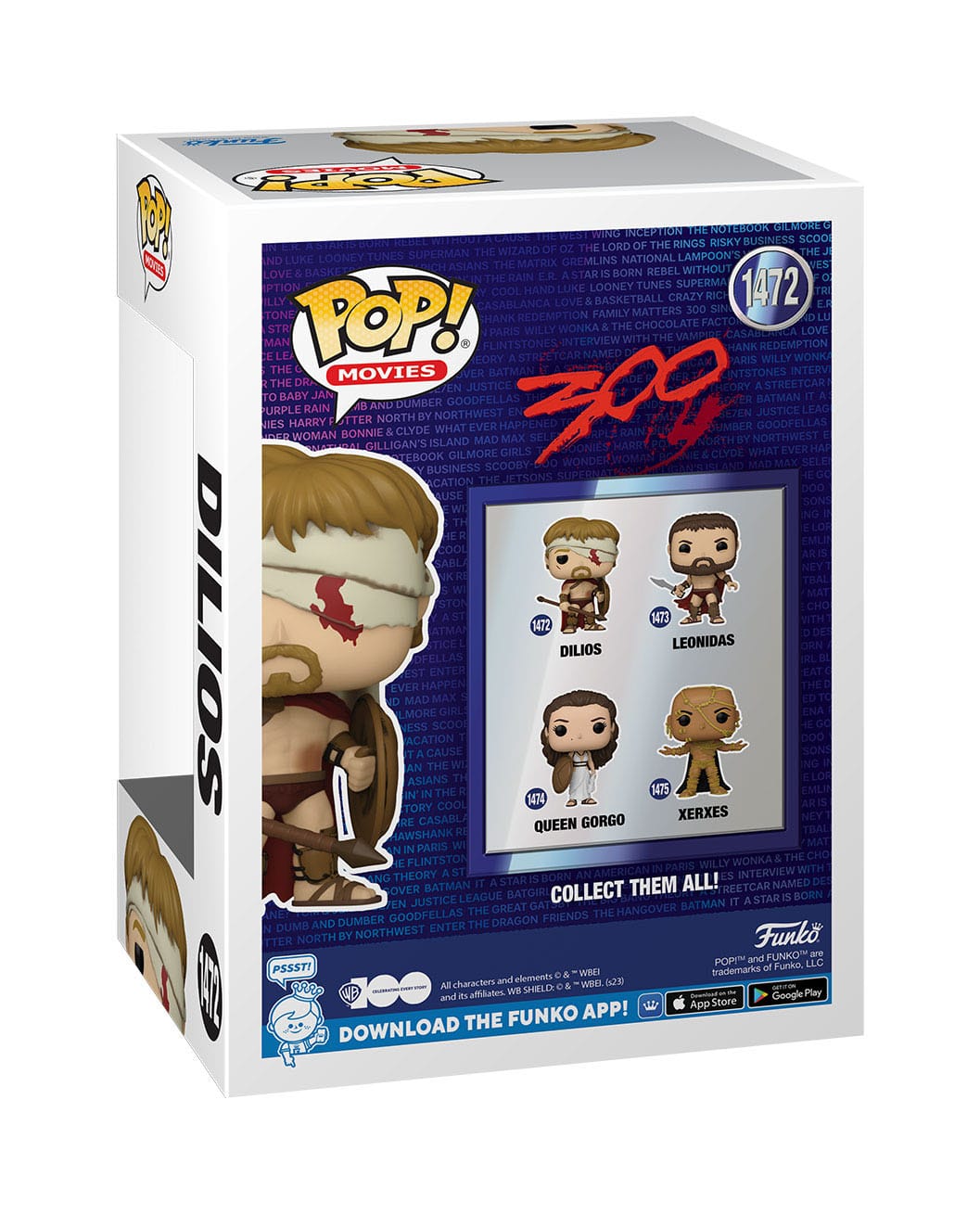 300 POP! Movies Vinyl Figur Dilios