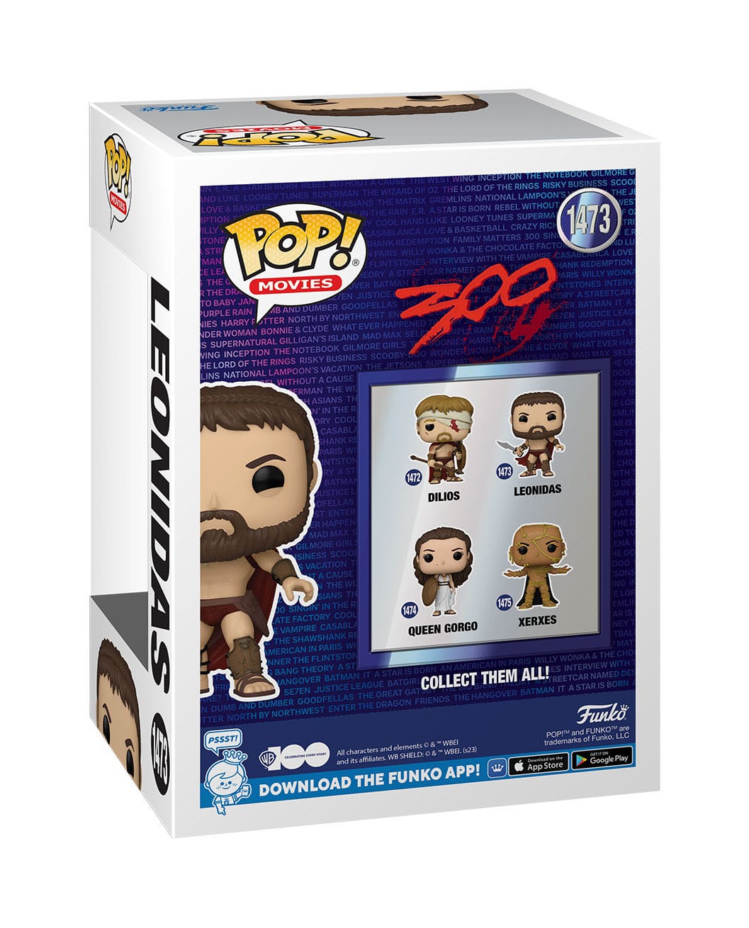 300 POP! Movies Vinyl Figur Leonidas