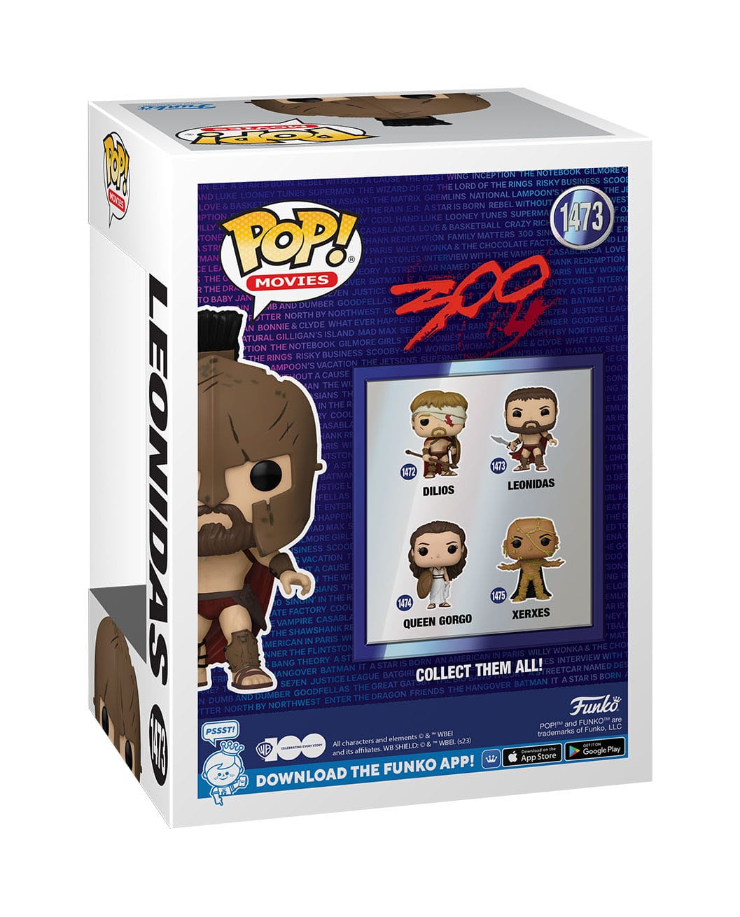 300 POP! Movies Vinyl Figur Leonidas Chase