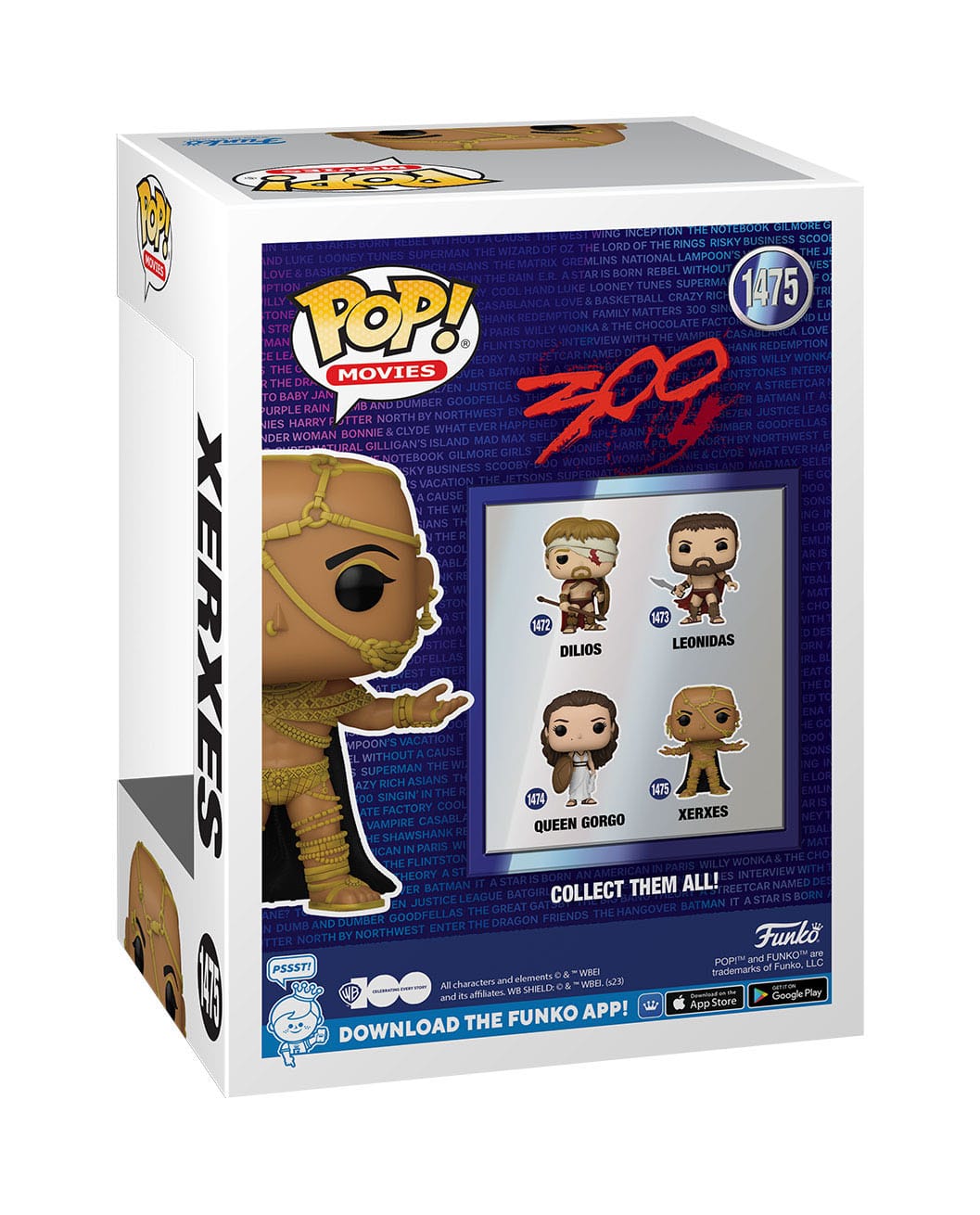 300 POP! Movies Vinyl Figur Xerxes