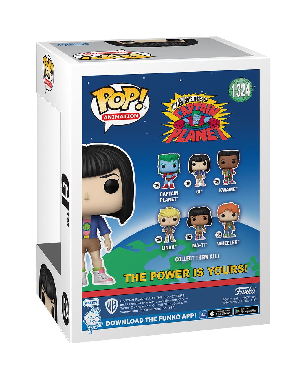 Captain Planet POP! Animation Figur Gi 9 cm