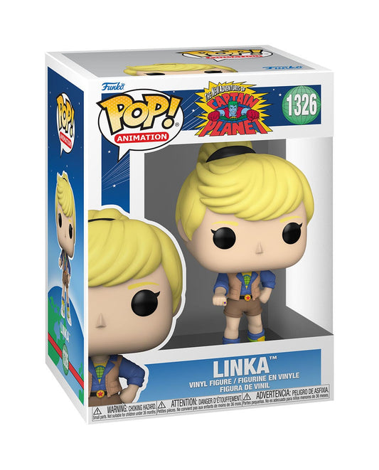 Captain Planet POP! Animation Figur Linka 9 cm